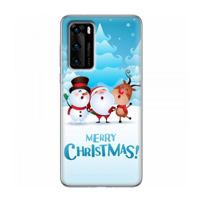 Рождественские Чехлы для Huawei P40 (VPrint)