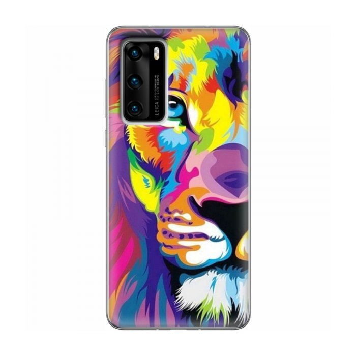 Чехол со Львом для Huawei P40 (VPrint)