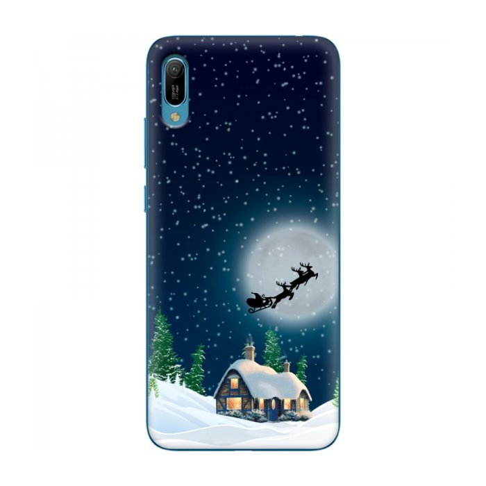 Рождественские Чехлы для Huawei Y6 2019 (VPrint)