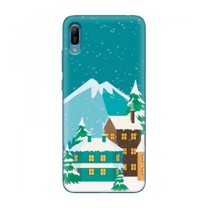 Рождественские Чехлы для Huawei Y6 2019 (VPrint)