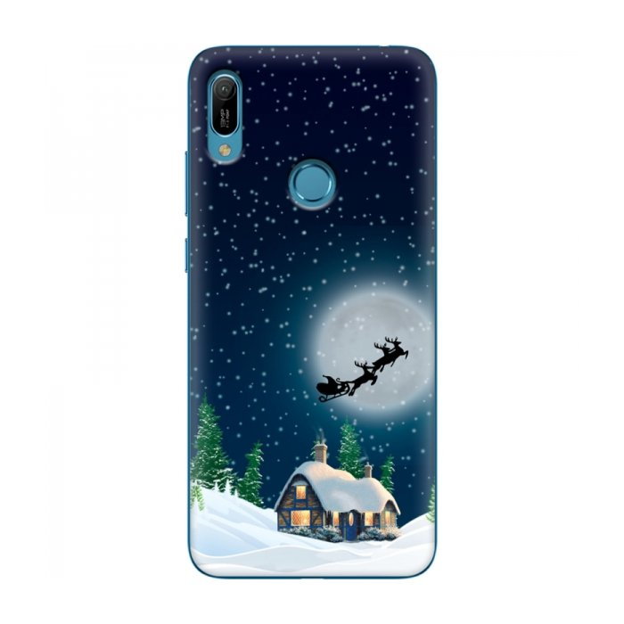Рождественские Чехлы для Huawei Y6 Pro (2019)/ Y6 Prime 2019 (VPrint)