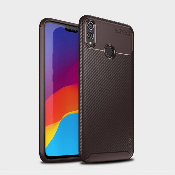 Чехол Kaisy для Huawei Y7 2019 с текстурой карбона