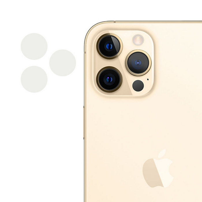 Гибкое защитное стекло 0.18mm на камеру (тех.пак) для Apple iPhone 12 Pro Max (6.7")