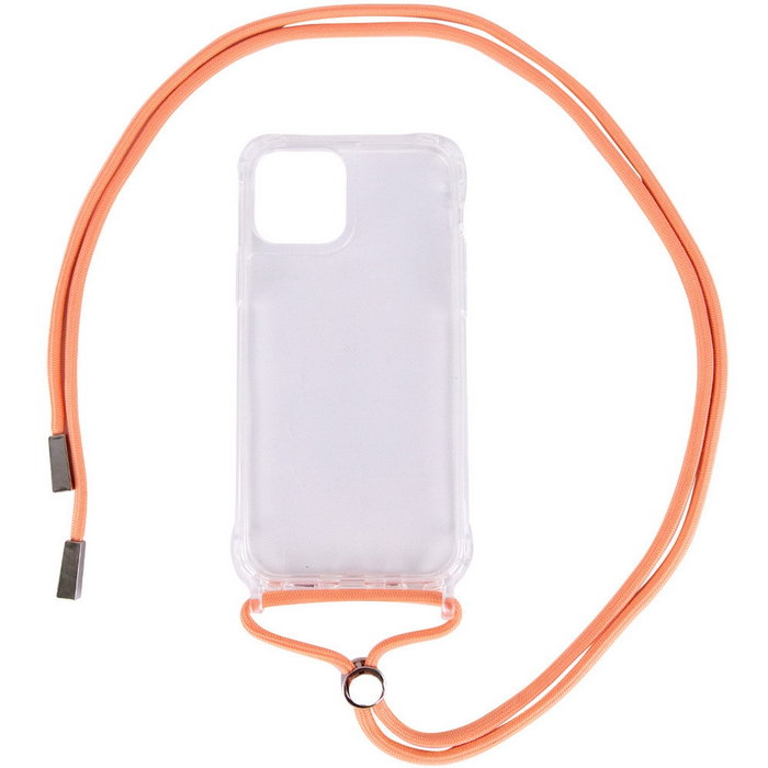 Чехол TPU Crossbody Transparent для Apple iPhone 12 Pro Max (6.7")