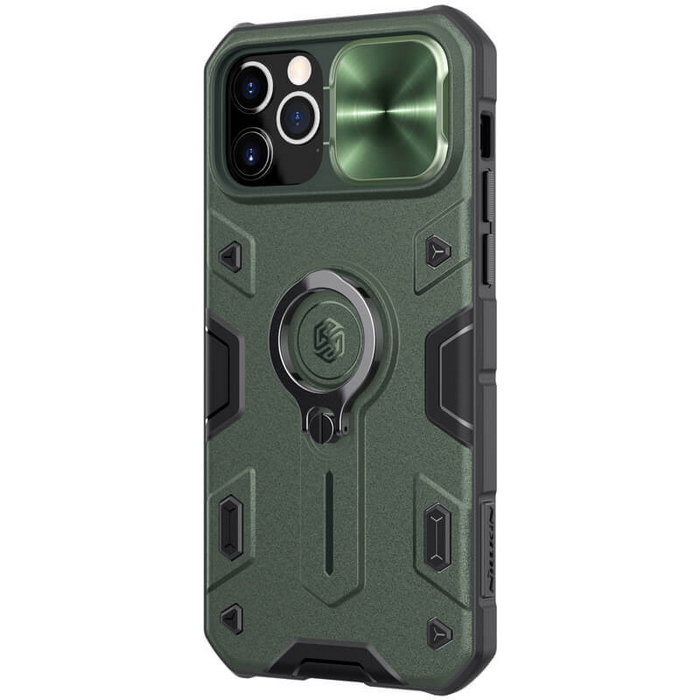 TPU+PC чехол Nillkin CamShield Armor (шторка на камеру) для Apple iPhone 12 Pro / 12 (6.1") 