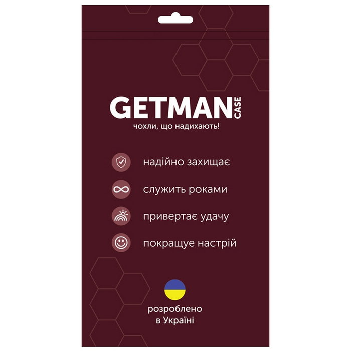 TPU чехол GETMAN Ease logo усиленные углы для Apple iPhone 13 (6.1")