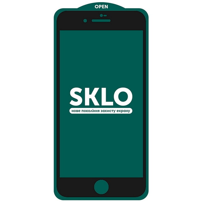 Защитное стекло SKLO 5D (full glue) (тех.пак) для Apple iPhone 7 / 8 / SE (2020) (4.7")