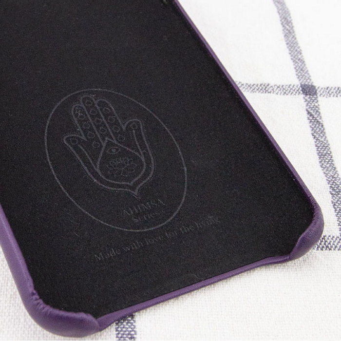 Кожаный чехол AHIMSA PU Leather Case Logo (A) для Apple iPhone XR (6.1")