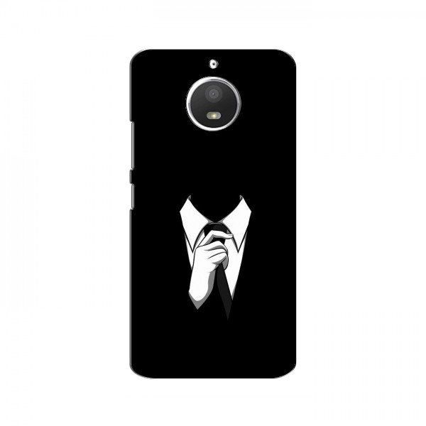 Чехол с принтом (на черном) для Motorola Moto E4 (AlphaPrint)