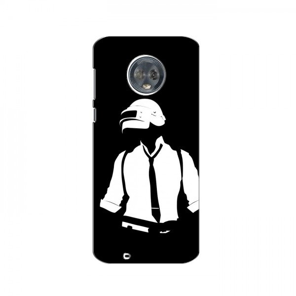 Чехол с принтом (на черном) для Motorola Moto G6 (AlphaPrint)