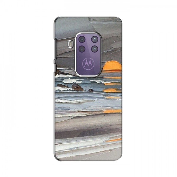 Чехол для Motorola One Macro (AlphaPrint) с печатью (ТОП продаж)