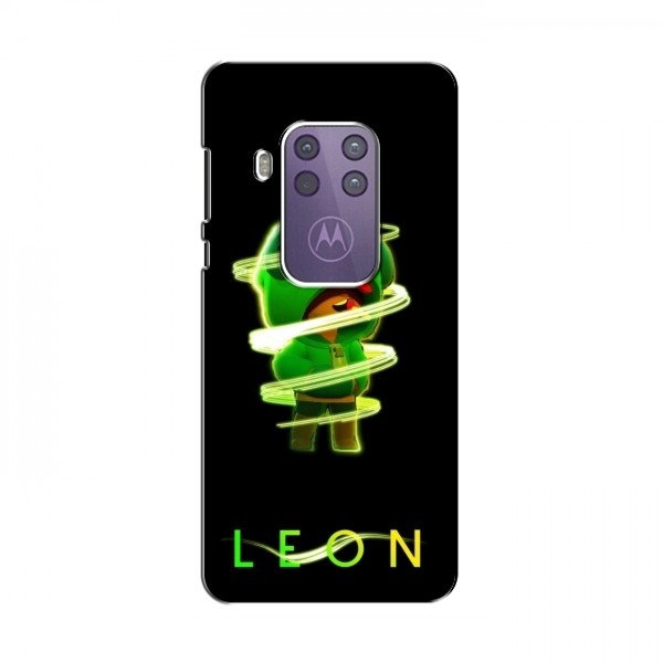 Чехол с принтом (на черном) для Motorola One Zoom (AlphaPrint)