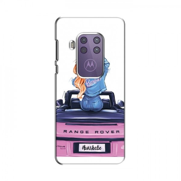 Чехол для Motorola One Zoom (AlphaPrint) с печатью (ПРОЗРАЧНЫЙ ФОН)