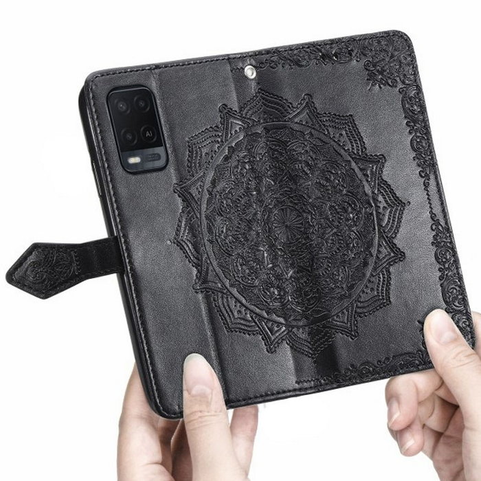 Кожаный чехол (книжка) Art Case с визитницей для Oppo A54 4G