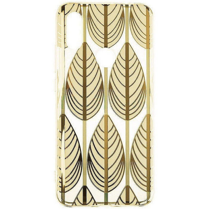 Накладка Gelius Gold Flowers Shine Case- Peacock для Samsung A10s