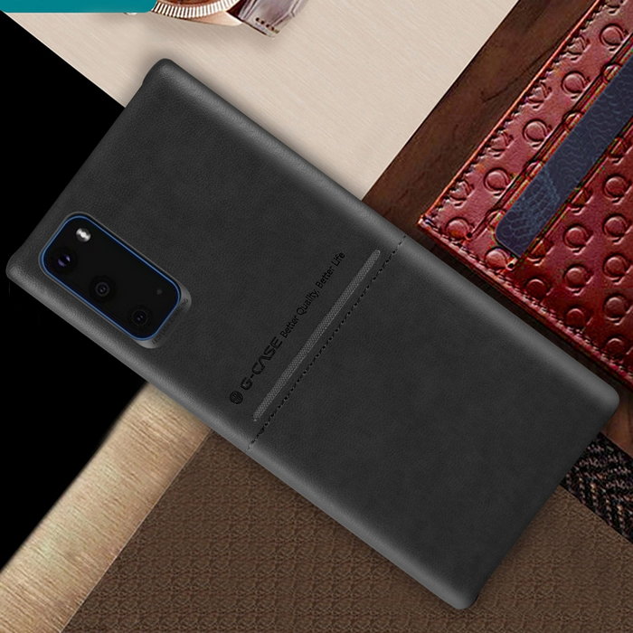 Кожаная накладка G-Case Cardcool Series для Samsung Galaxy S20