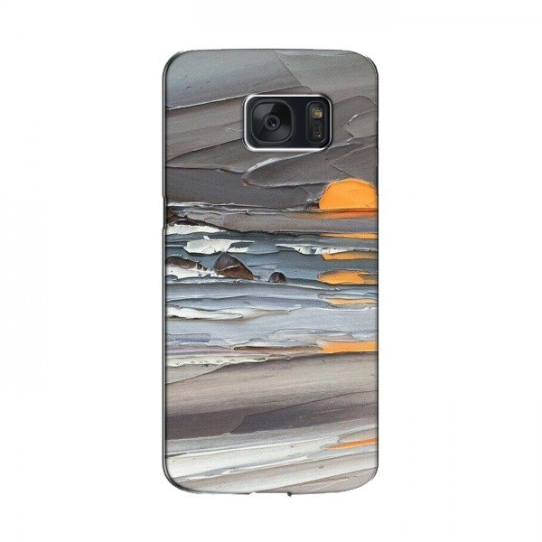 Чехол для Samsung S7, Galaxy S7, G930 (AlphaPrint) с печатью (ТОП продаж)