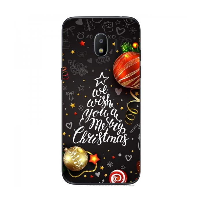 Рождественские Чехлы для Samsung J2 2018, J250 (VPrint)