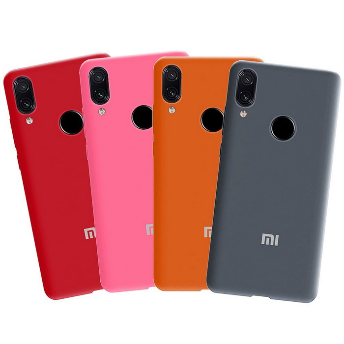 Чехол Xiaomi Silicone Cover для Xiaomi Mi Play, бампер с микрофиброй