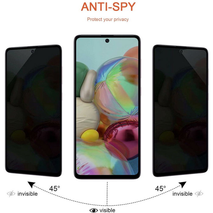 Защитное стекло Privacy 5D (full glue) (тех.пак) для Xiaomi Redmi Note 9s/Note 9 Pro/Note 9 Pro Max