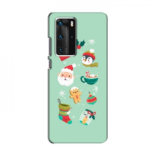 Новогодние Чехлы для Huawei P40 Pro (VPrint)