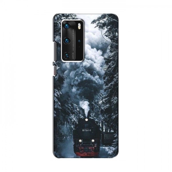 Новогодние, Праздничные Чехлы для Huawei P40 Pro - 2024 год