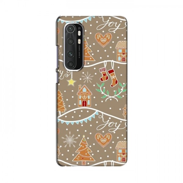 Новогодние, Праздничные Чехлы для Xiaomi Mi Note 10 Lite - 2024 год
