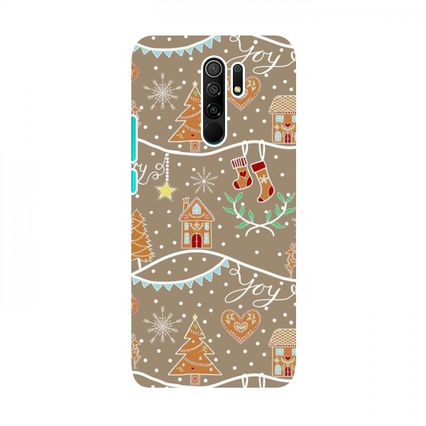 Новогодние, Праздничные Чехлы для Xiaomi Redmi 9 - 2024 год