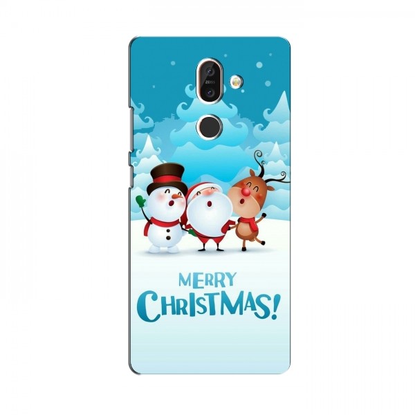 Рождественские Чехлы для Nokia 7 Plus (VPrint)