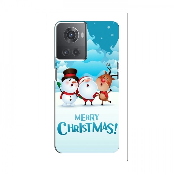 Рождественские Чехлы для OnePlus ACE (10R) (VPrint)