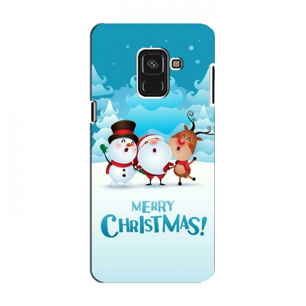 Рождественские Чехлы для Samsung A8 Plus , A8 Plus 2018, A730F (VPrint)