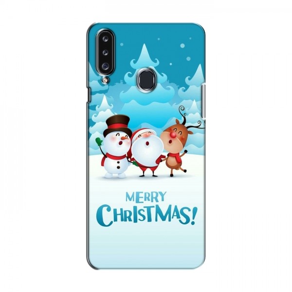 Рождественские Чехлы для Samsung Galaxy A20s (A207) (VPrint)