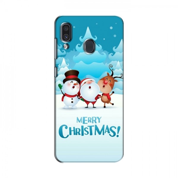 Рождественские Чехлы для Samsung Galaxy A30 2019 (A305F) (VPrint)