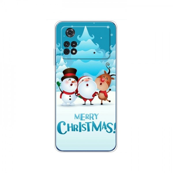 Рождественские Чехлы для Xiaomi POCO M4 Pro 4G (VPrint)