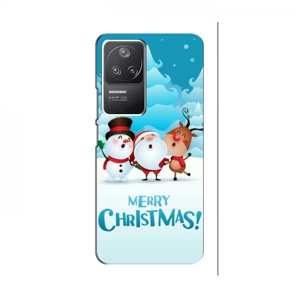 Рождественские Чехлы для Xiaomi POCO F4 (5G) (VPrint)