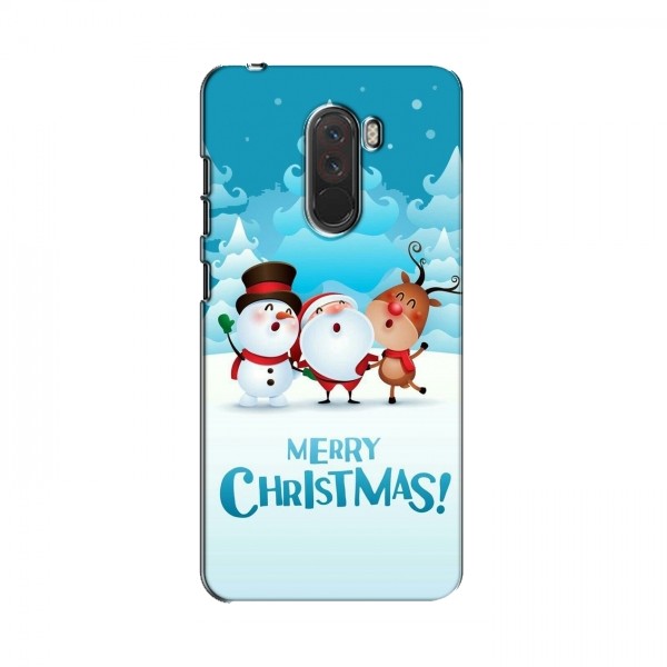Рождественские Чехлы для Xiaomi Pocophone F1 (VPrint)