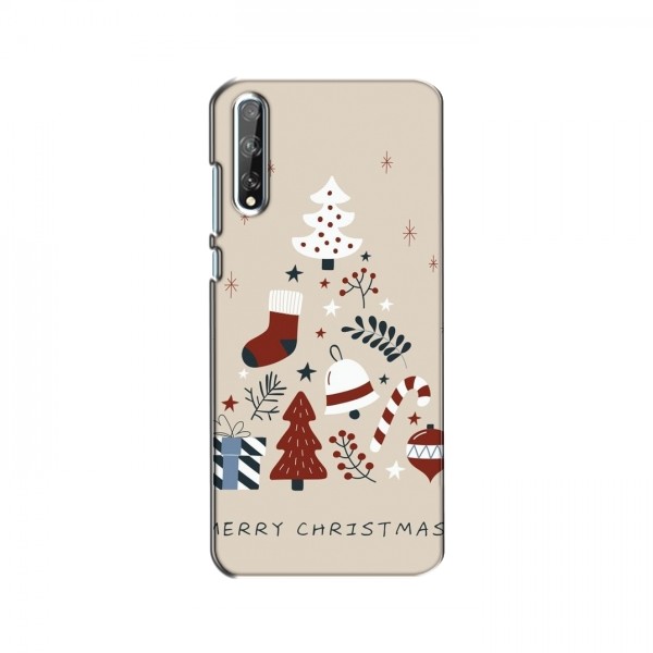 Рождественские, Праздничные Чехлы для Huawei P Smart S / Y8p (2020)