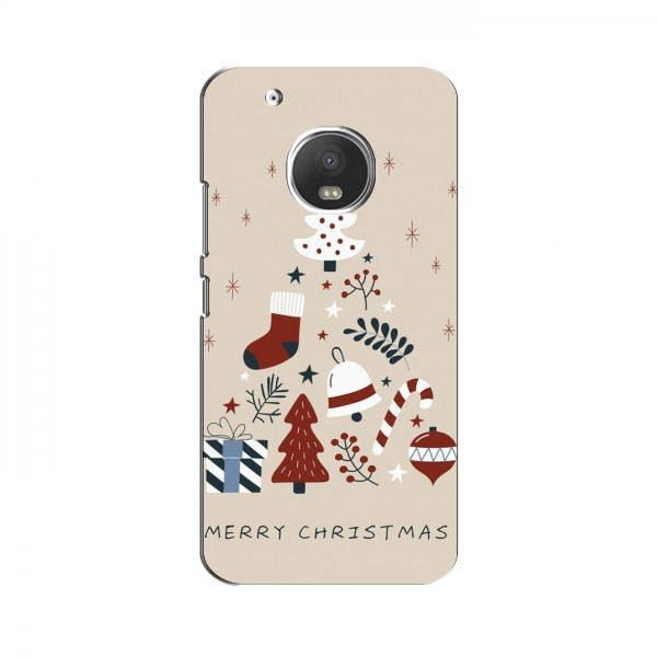 Рождественские, Праздничные Чехлы для Motorola MOTO G5