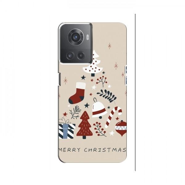 Рождественские, Праздничные Чехлы для OnePlus ACE (10R)
