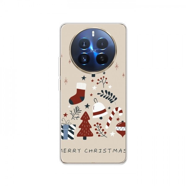 Рождественские, Праздничные Чехлы для RealMe 12 Pro Plus