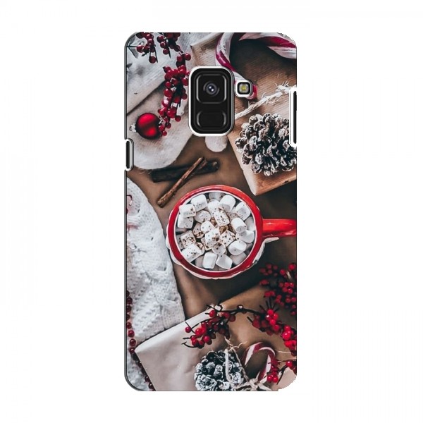 Рождественские, Праздничные Чехлы для Samsung A8 Plus , A8 Plus 2018, A730F