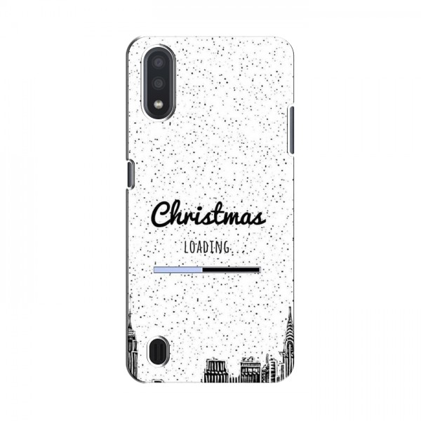 Рождественские, Праздничные Чехлы для Samsung Galaxy A01 (A015)