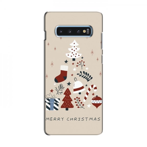 Рождественские, Праздничные Чехлы для Samsung S10 Plus