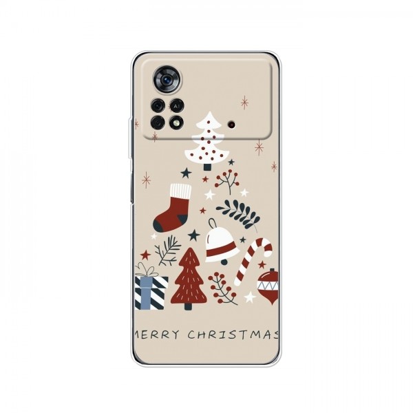 Рождественские, Праздничные Чехлы для Xiaomi POCO X4 Pro 5G
