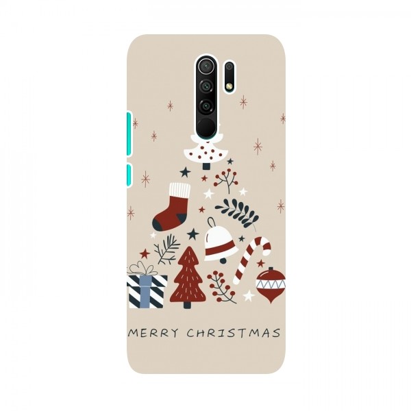 Рождественские, Праздничные Чехлы для Xiaomi Redmi 9