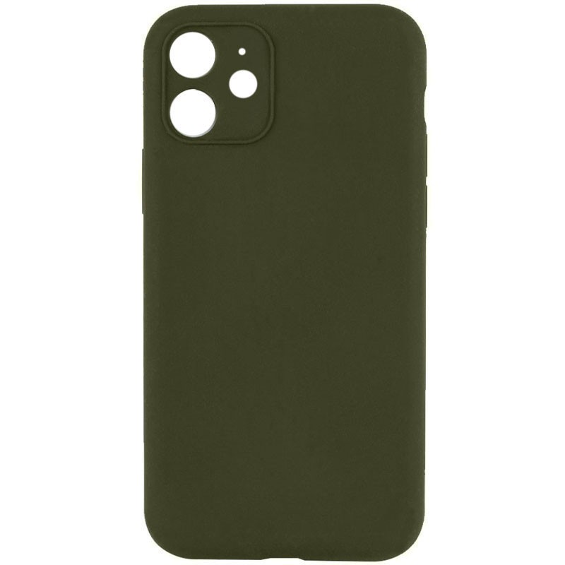 Чехол Silicone Case Full Camera Protective (AA) NO LOGO для Apple iPhone 12 (6.1")