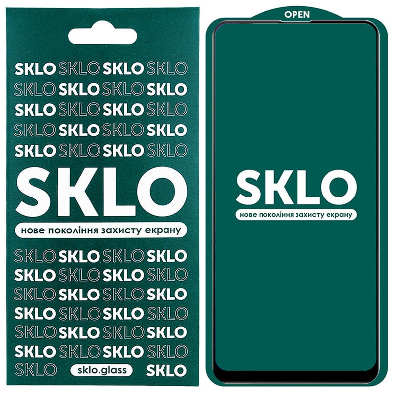 Защитное стекло SKLO 5D (full glue) для Xiaomi Redmi 9 / Poco M3 / Redmi 9T