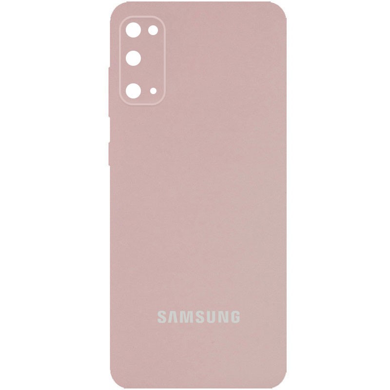 Чехол Silicone Cover Full Camera (AA) для Samsung Galaxy S20+