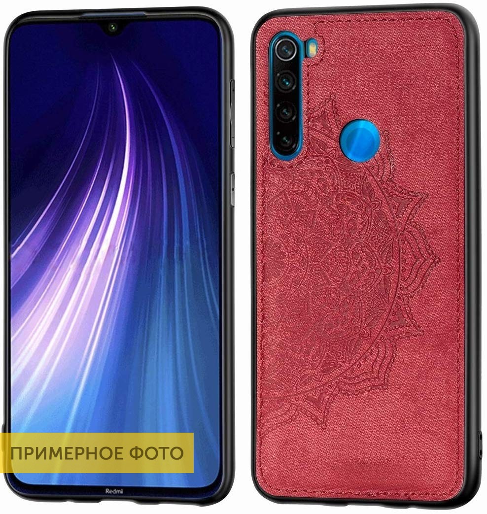 TPU+Textile чехол Mandala с 3D тиснением для Xiaomi Redmi Note 8 / Note 8 2021