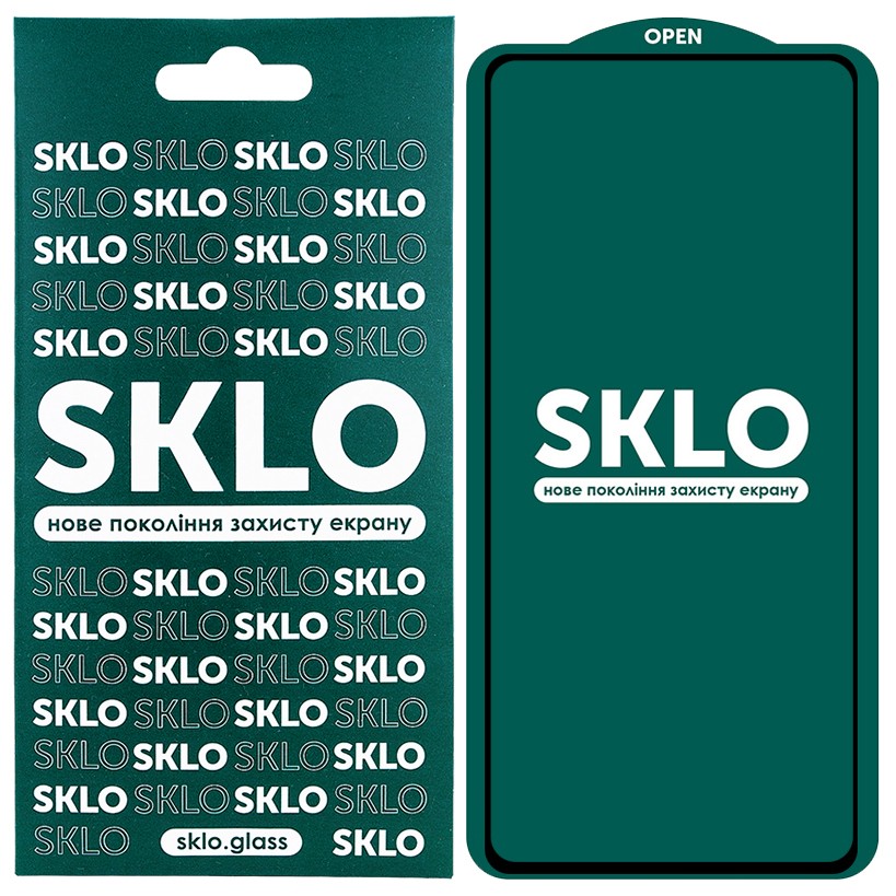 Защитное стекло SKLO 5D (full glue) для Samsung Galaxy S10 Lite